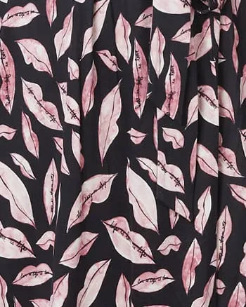 Abigail Long Sleeve Midi Wrap Dress | Lips