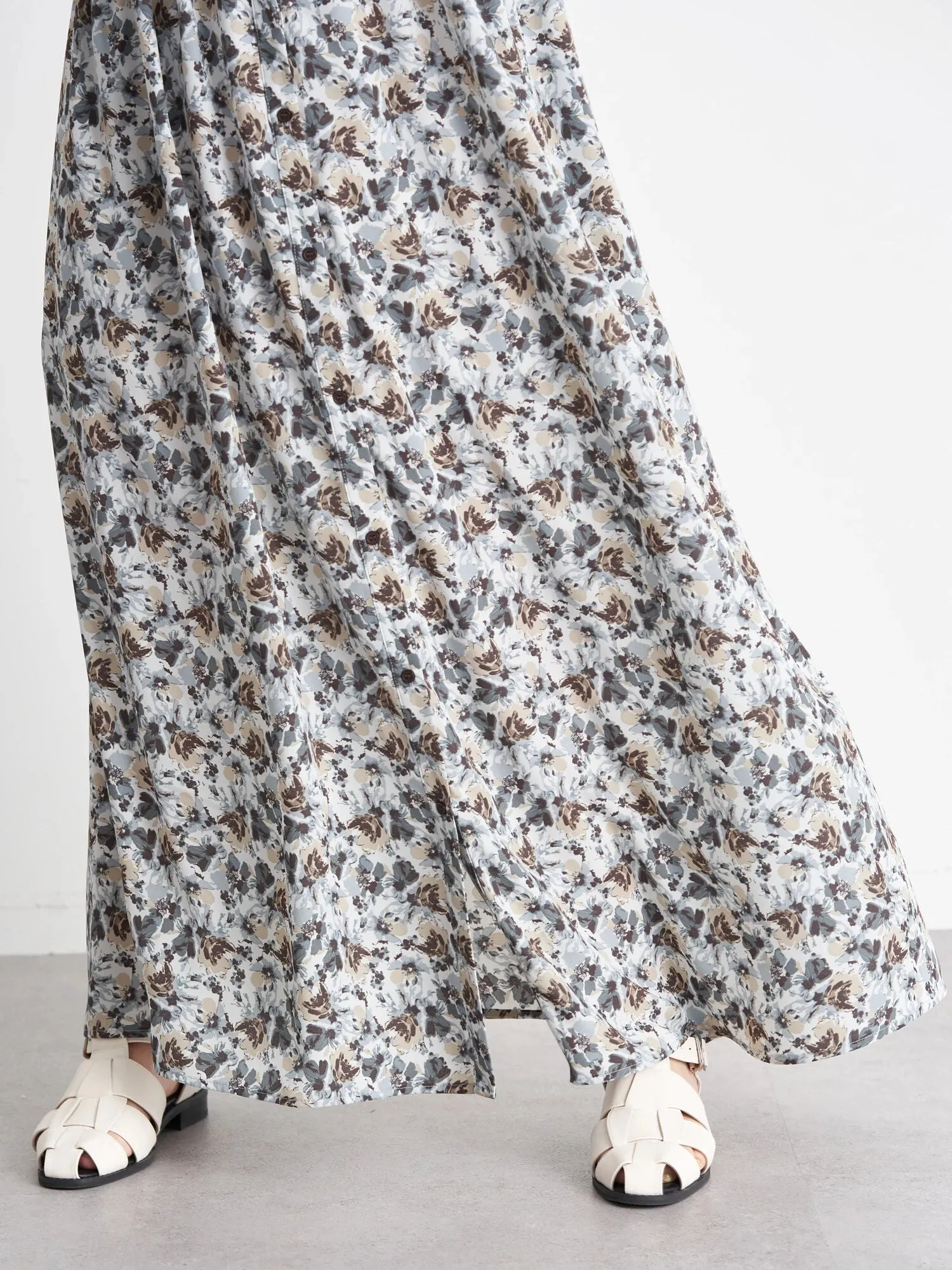 Aira Shirring Gather Dress