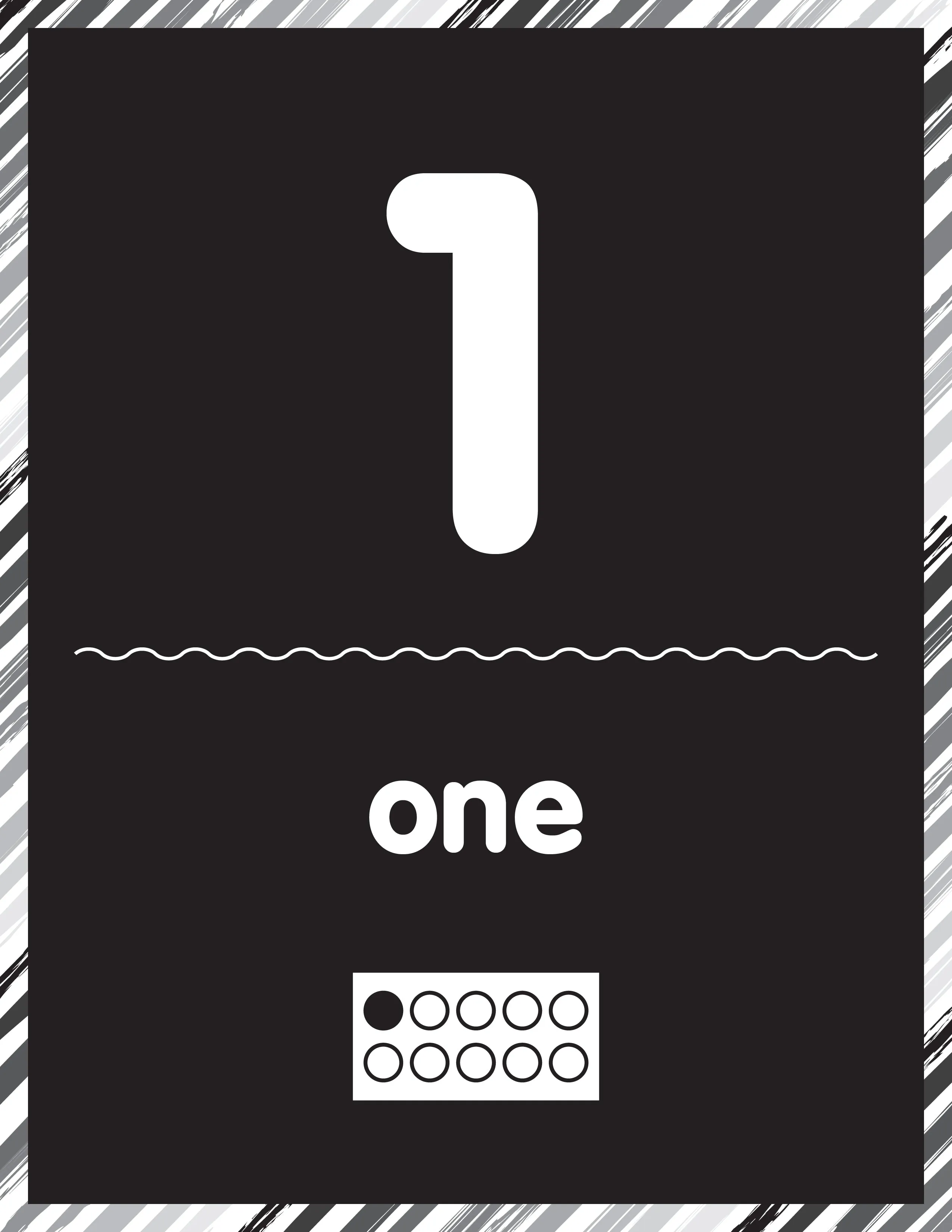 Black and White Number Cards 0-30 | Just Teach  | UPRINT | Schoolgirl Style