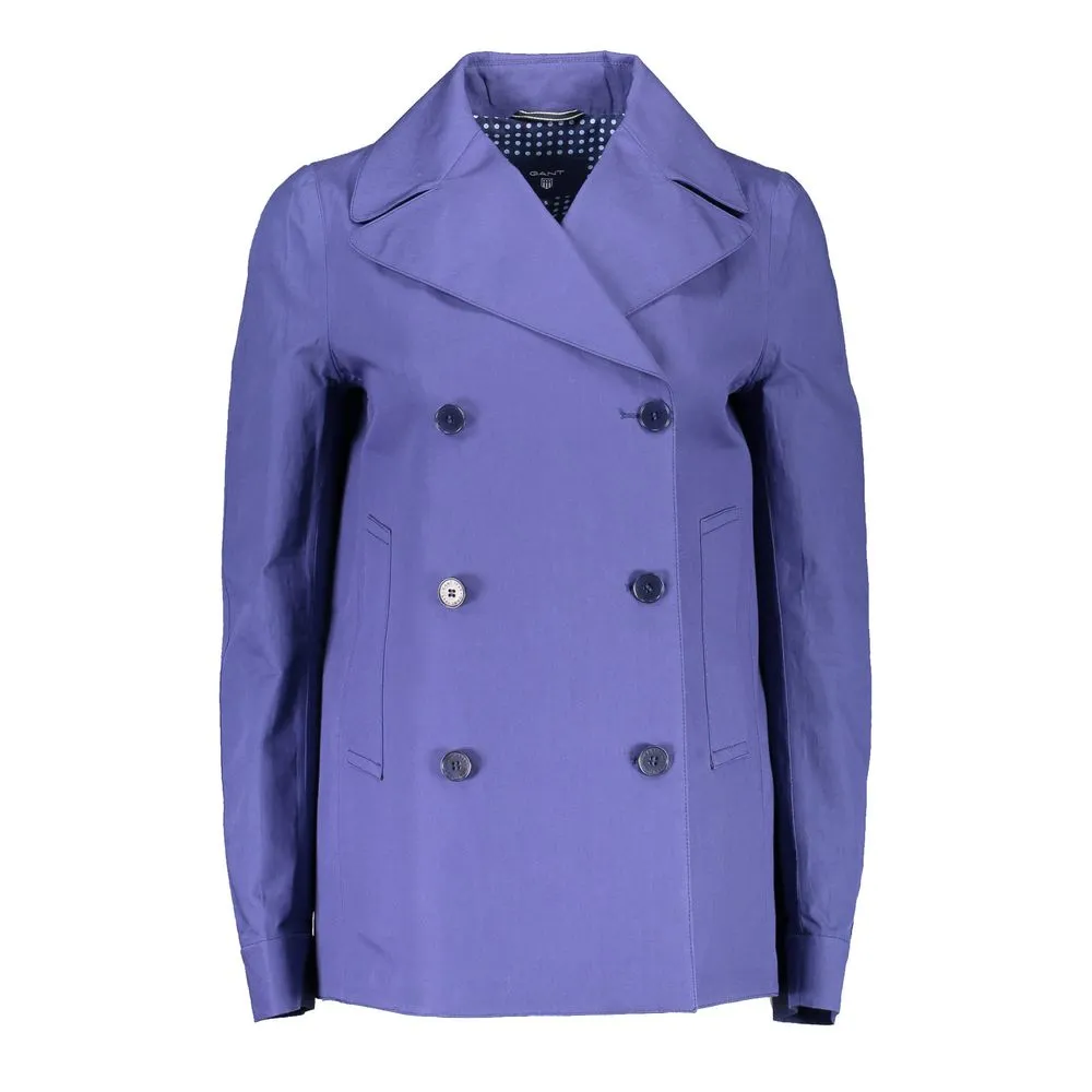 Blue Cotton Jackets & Coat