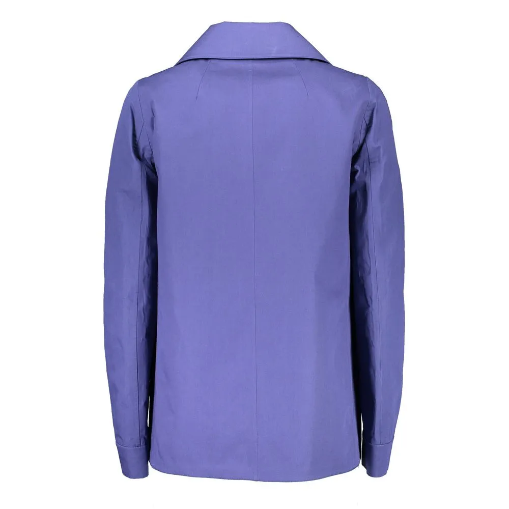 Blue Cotton Jackets & Coat