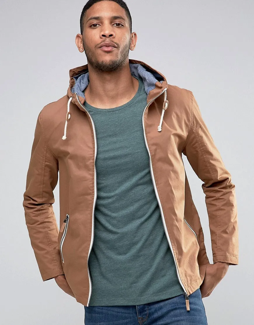 Brave Soul Hooded Jacket With Toggles