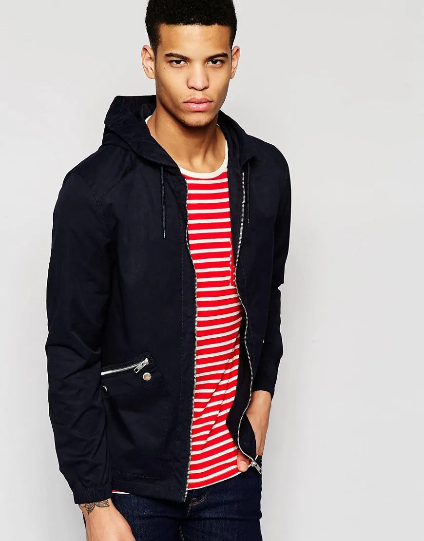 Brave Soul Zip Through Jacket with Hood