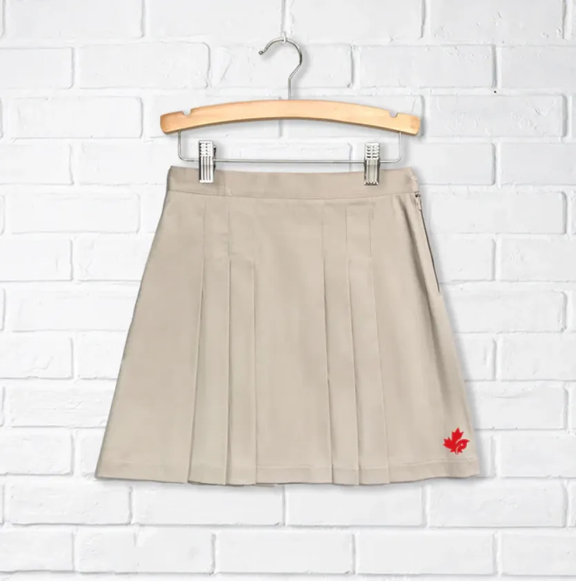 CDNIS Girl's Six Pleat Skirt