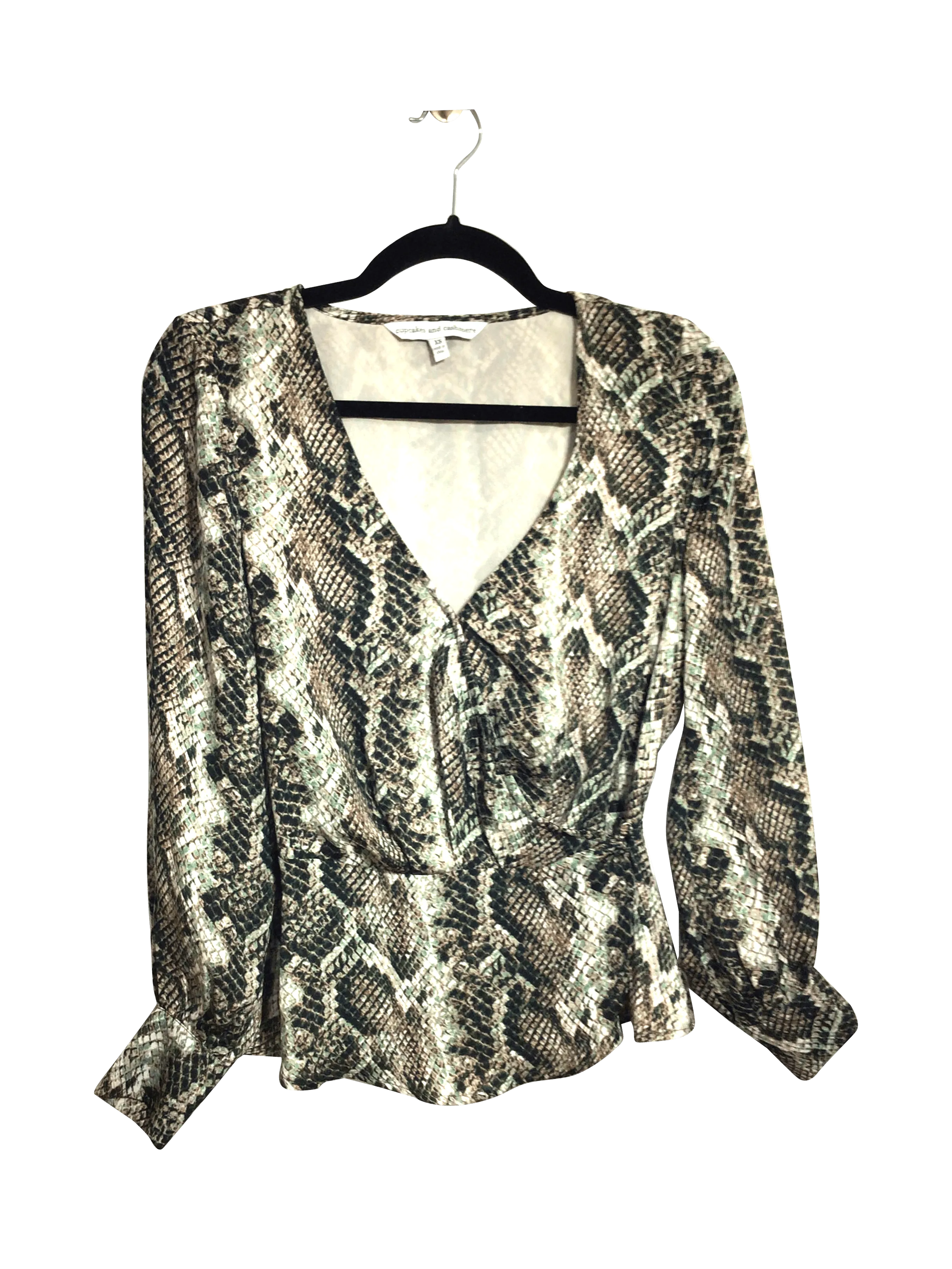 CUPCAKES AND CASHMERE Women Blouses Regular fit in Green - XS