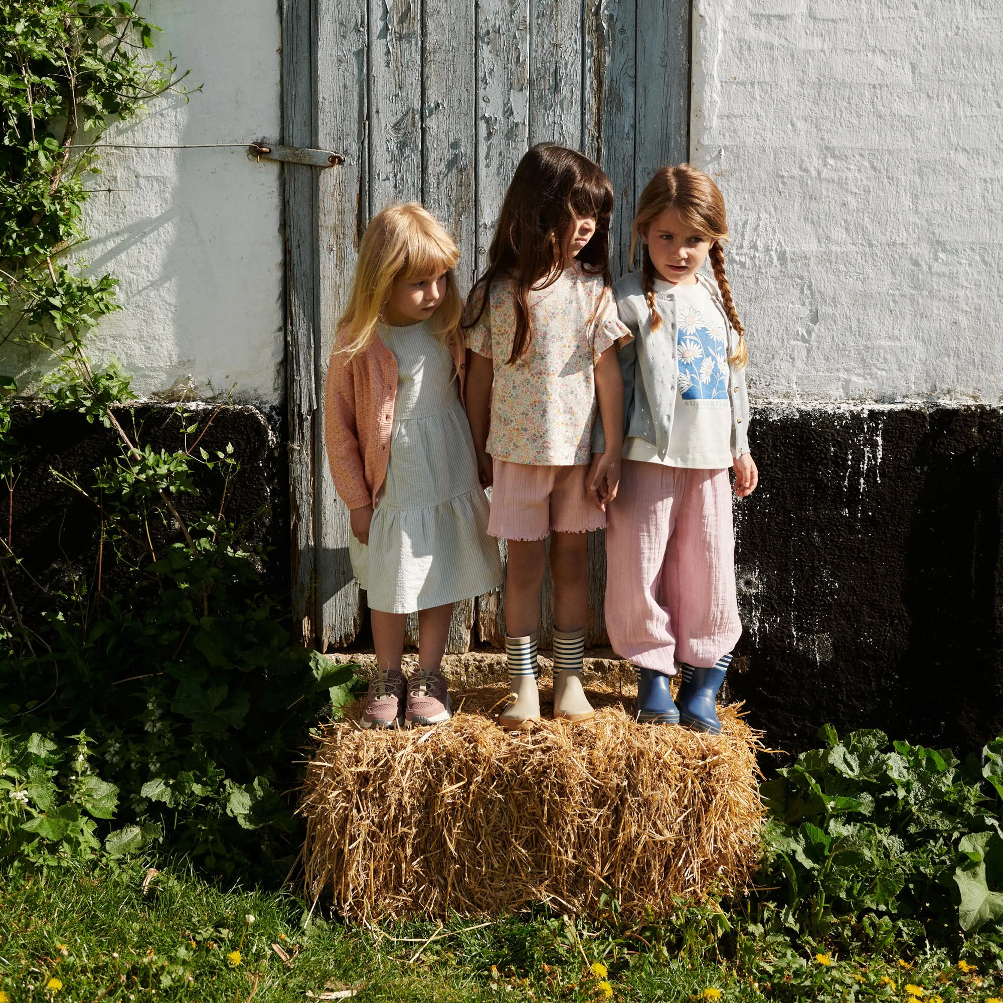 Dress Louise - summer blue stripe