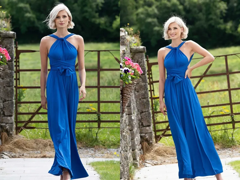 Kateprom Sexy Cross Neckline Prom Dresses A line Open Back Long Party Dresses KPP1438
