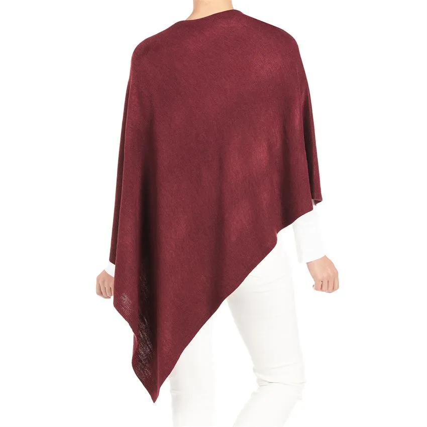 Lightweight Poncho - Raspberry