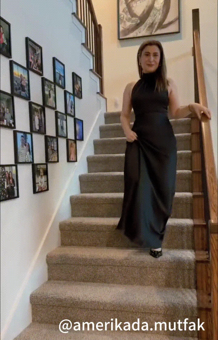 Satin High Neck Fluted Hem Bridesmaid Maxi Dress