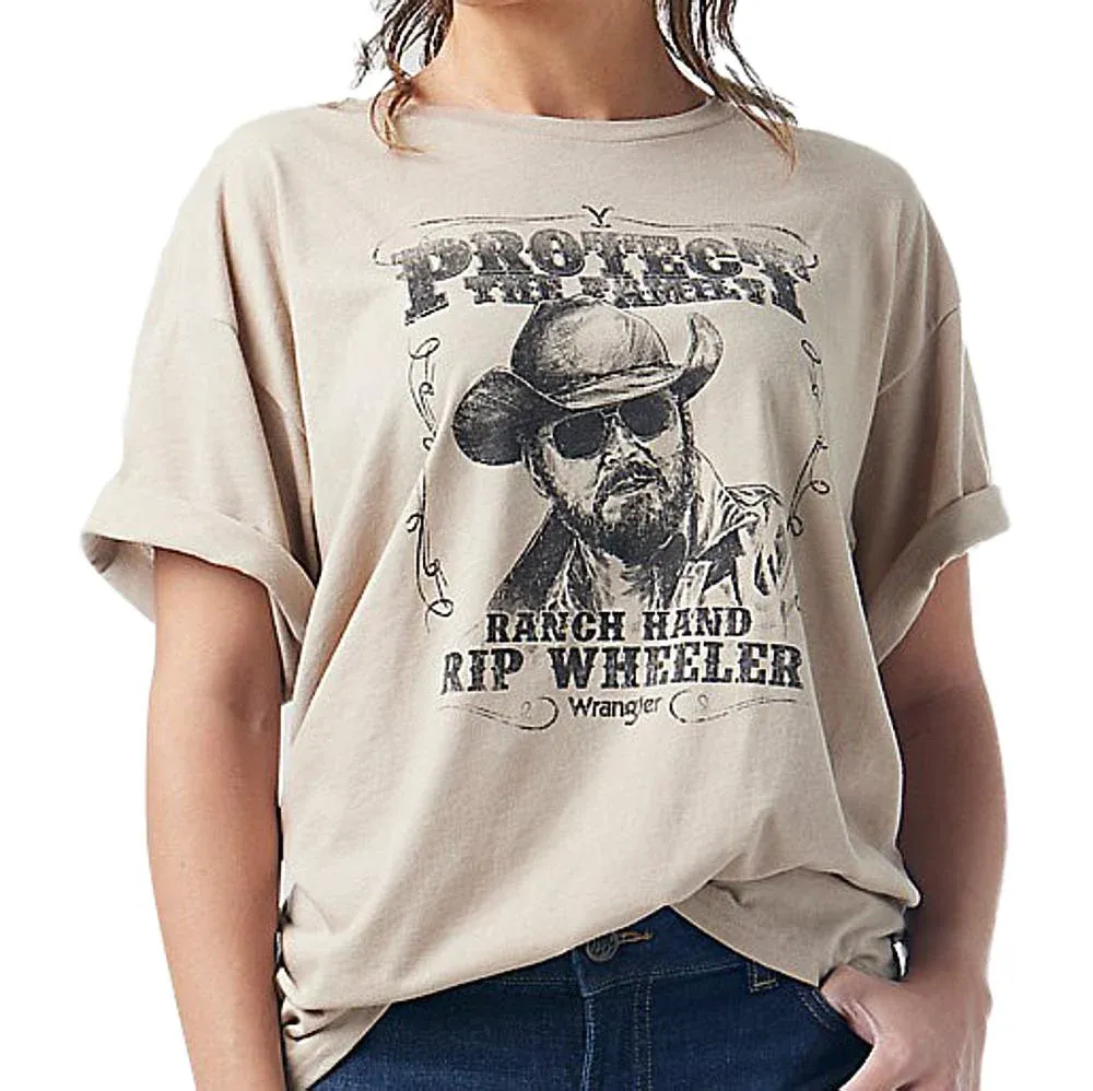 Wrangler Women's X Yellowstone Oversized Short Sleeve T-Shirt